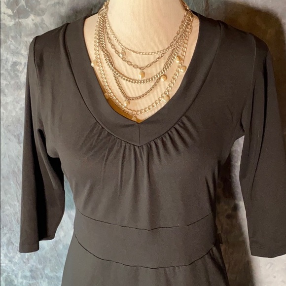 Eddie Bauer 3/4 Sleeve Dress Women size Large 🥳 Host Pick 🥳 - Picture 3 of 8